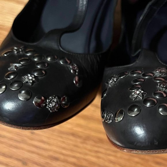 ❗️SOLD ❗️CHANEL Lucky Charms T-Strap Pumps Sz38 - Picture 9 of 9